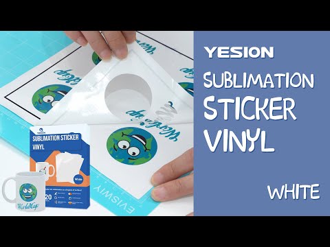 How to use YESION New Adhesive Sublimation Sticker Vinyl? 