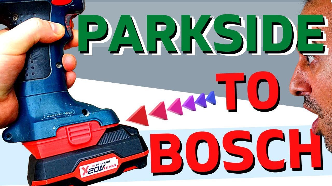 Parkside 20V Team Batterie Bosch Professional 18V Werkzeugadapter 