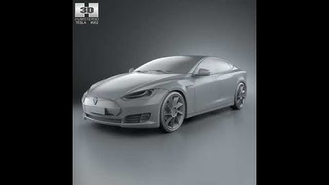 Tesla Model S 2012 3D model from CGTrader.com