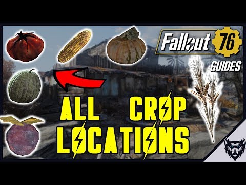 FALLOUT 76 Guide - All Crop Locations | Food Farming Guide (2019)