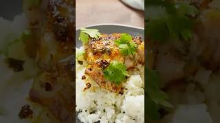 Zesty Cilantro Lime Garlic Chicken Thighs | Easy One-Pan #recipe #shorts #chickensteak #chicken