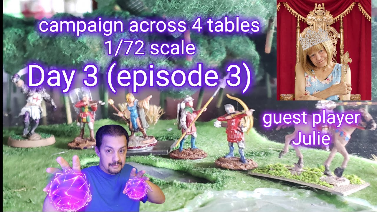 Ashyn province fantasy campaign across 4 tables 1/72 scale Ep3 - YouTube