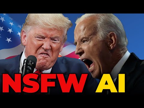 AI NSFW 18+ TRUMP vs BIDEN: NEXT-GEN AI'S GO OFF THE RAILS 24/7