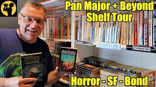 Pan Books - Pan Major + Beyond - Full Shelf Tour + Pan Horror - Pan SF Lozenge - James Bond screenshot 3