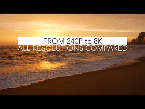 From 240P to 8K - All Video Resolutions Compared.