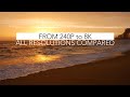 From 240p to 8k  all resolutions compared