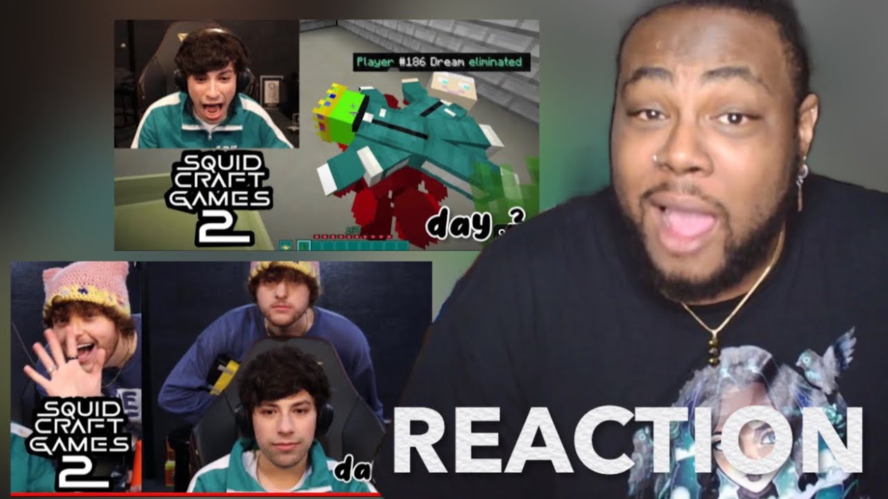 Watching Dreamnotfound Moments From Squid Craft Games Day 3 & 4 | Joey Sings Reacts