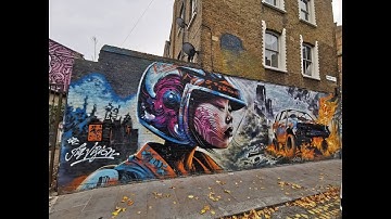 Algorand Hackathon Event and Street Art in Shoreditch London UK 18 10 2025