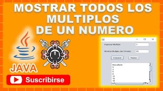 Mostrar Todos los Multiplos de un numero NetBeans screenshot 2