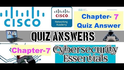 #Cybersecurity_Essentials_Chapter_7 #Quiz_Answer |#CISCO | 100% Correct Solutions 2021