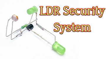 LDR security system || BC547 || by es tech knowledge