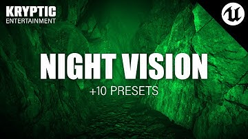 Unreal Engine 5 Night Vision Component Updated Tutorial