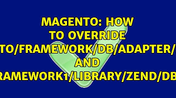 How to override vendor/magento/framework/DB/Adapter/Pdo/Mysql.php and...