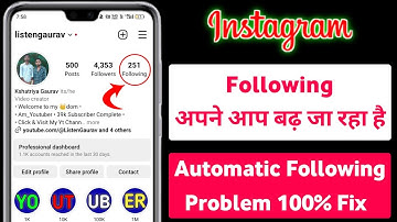 instagram automatic following problem | instagram following automatically increasing #instagram #ig