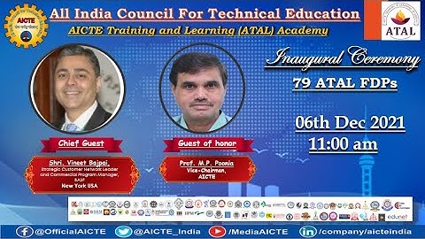 Inaugural Ceremony of 79 ATAL FDPs