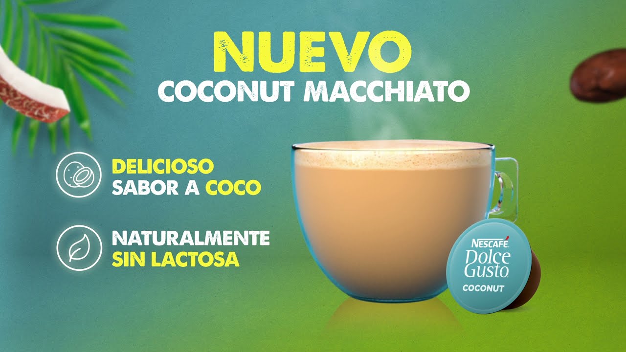Nuevo Coconut Macchiato de NESCAFÉ Dolce Gusto - YouTube