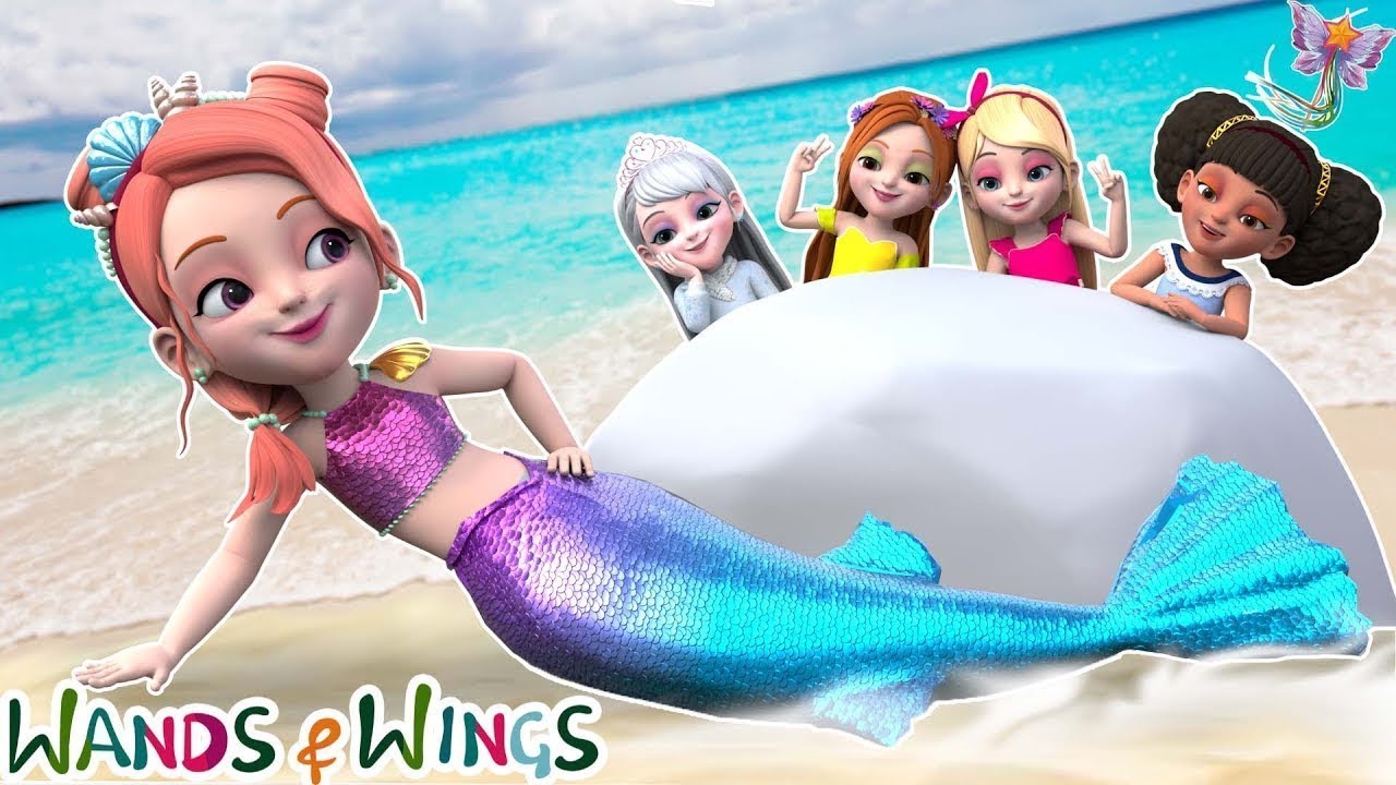 Mermaid Swimming Song | Blossom Had A Little Lamb + More Kids Songs Nursery Rhymes | Princess Tales