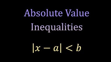 Absolute Value Inequalities - College Algebra