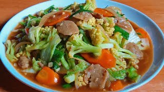 SAYUR CAPCAY SEDERHANA, Simpel dan Enak banget