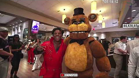 iShowSpeed Meets Freddy Fazbear! 😂*GONE WRONG*