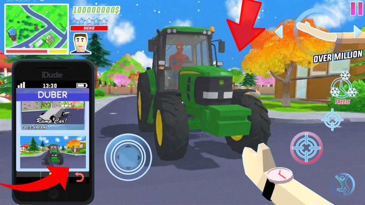 New Tractor In Dude Theft Wars | Niruz Play