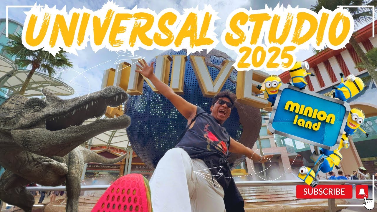 Universal Studios Singapore 2025🎢 | DV 20 | #RealLife_Akshay #singapore