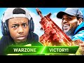 I carried CHRIS BROWN to an INTENSE WIN in Warzone..