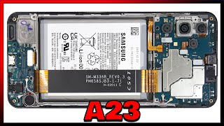 samsung galaxy a23 disassembly teardown repair video review