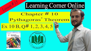 #learningcorneronline Lesson # 15 Chapter 10. Pythagoras