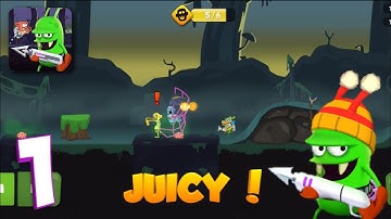 Zombie Catchers : Hunt & sell - Gameplay Walkthrough Part 1 - Juicy - All Equipment (iOS, Android)