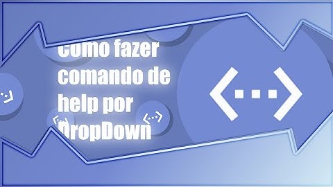Como fazer comando de Help por DropDown em DBD | Discord ep-11