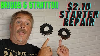 Briggs and Stratton Opposed Twin Starter Repair - Craftsman LT1000 Lawn Tractor