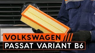 Výměna Vzduchovy filtr VW PASSAT: dílenská příručka