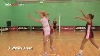 Netball Passing and Defending Drill