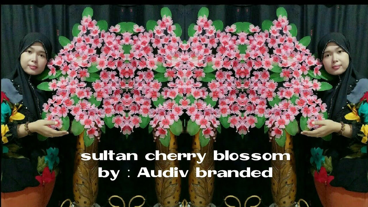 Cara Membuat Bunga Sakura || How to make cherry blossoms from stockings ...