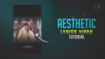 Trending New Aesthetic Lyrics Video Editing in Alight Motion | Alightmotion video editing tutorial