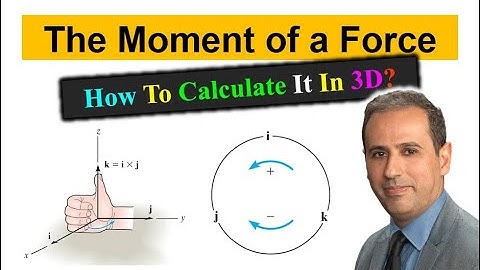 What is Moment and How to calculate Moment of Force in 3D? #EGE210 #018