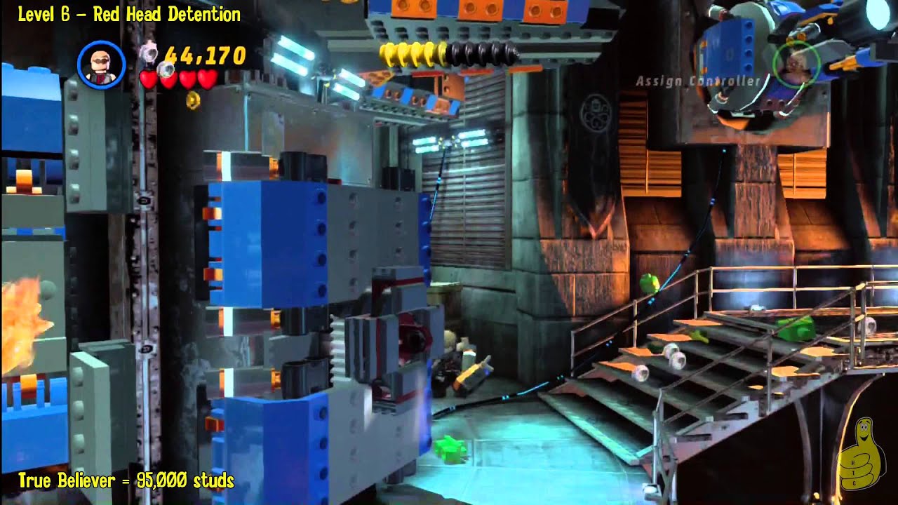 Lego Marvel Super Heroes Level 6 Red Head Detention Story Walkthrough Htg Youtube