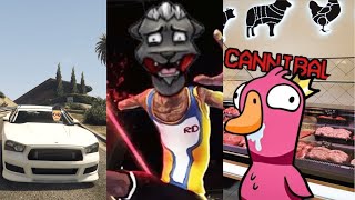 Самые смешные моменты YTNC в таких игрушках как: GTA 5 Online, Goose Goose Duck и Ben and Ed №3