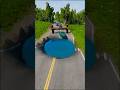 Small Pothole &amp; Logs Trap vs Cars - BeamNG.Drive #shorts #beamngdrive