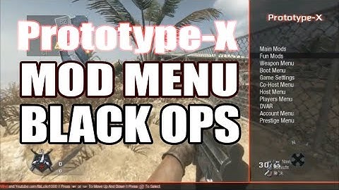 [Black Ops] Prototype-X Mod Menu!