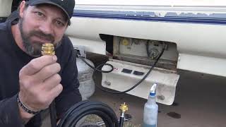 How To Install A Propane Brass Tee Adapter Kit In Your RV   It's EASY!