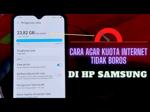 Cara Hemat Kuota Internet / Data Di HP Samsung