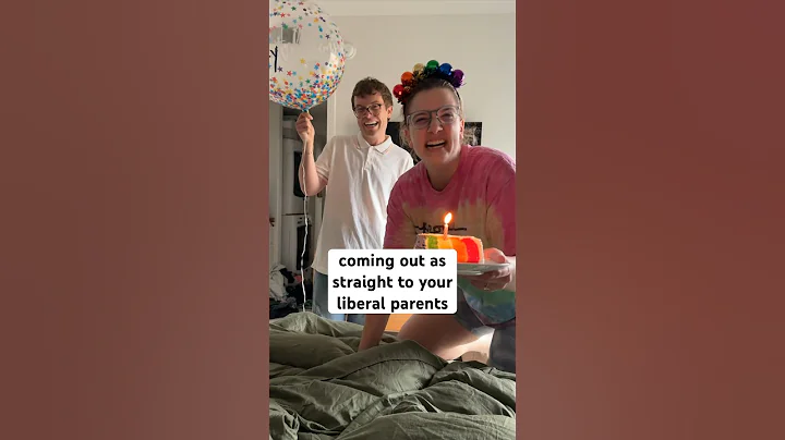 coming out as straight to your liberal parents (ft. Kendahl Landreth) #pride #pridemonth #comedy