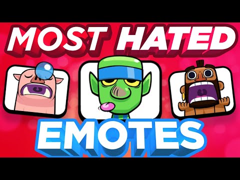 Top 10 Most HATED Emotes in Clash Royale! (2020)