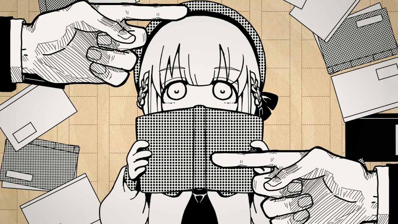 【手描きMAD】オカ研で「古書屋敷殺人事件」