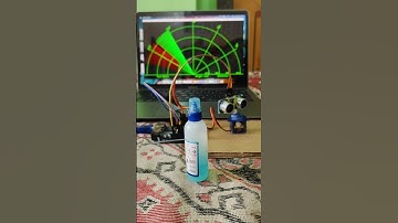 Radar System using Arduino Uno with ultrasonic sensor 😱😱 #sonarsystems #radar #arduinoproject