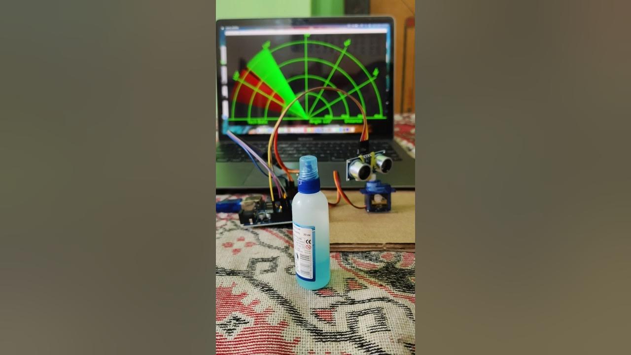 Radar System using Arduino Uno with ultrasonic sensor 😱😱 #sonarsystems ...