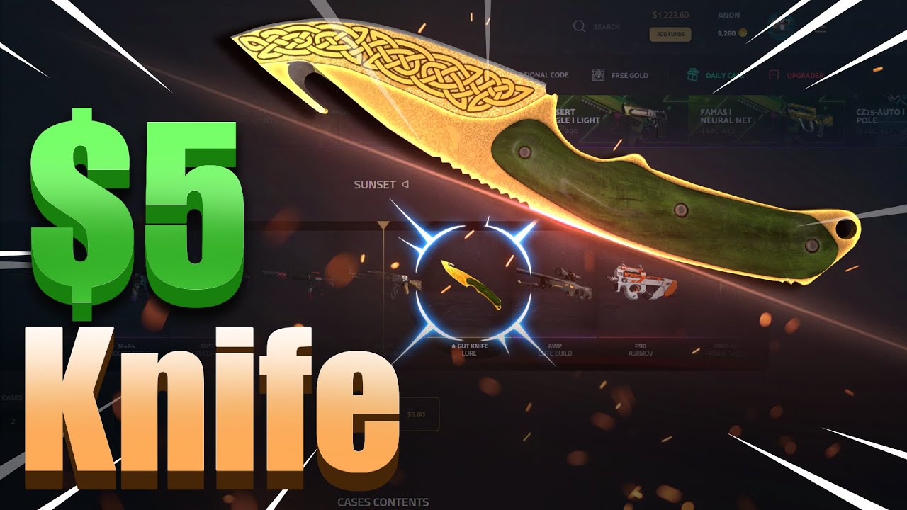 How to Get a Knife for $5 | KeyDrop CSGO Gambling | AnoN