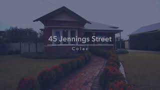 Just Listed - 45 Jennings Street, Colac
